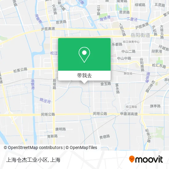 上海仓杰工业小区地图