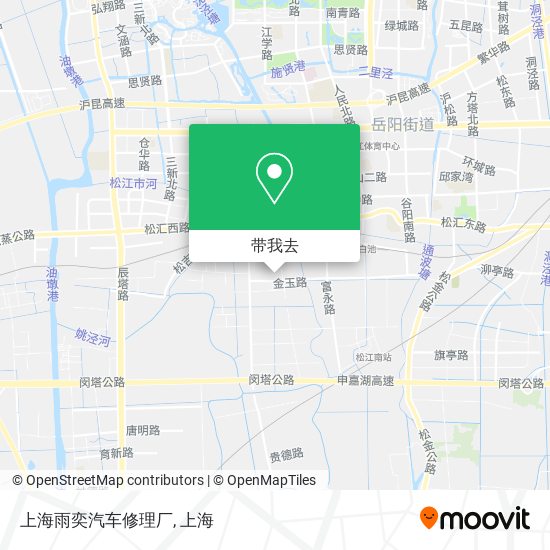 上海雨奕汽车修理厂地图