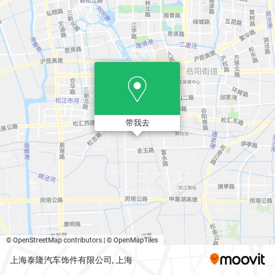 上海泰隆汽车饰件有限公司地图