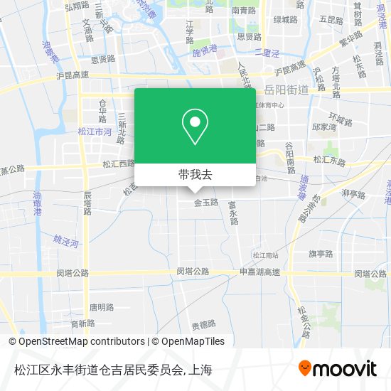 松江区永丰街道仓吉居民委员会地图