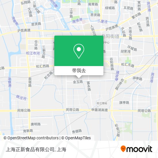 上海正新食品有限公司地图