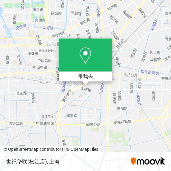 世纪华联(松江店)地图