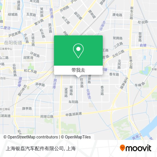 上海银磊汽车配件有限公司地图