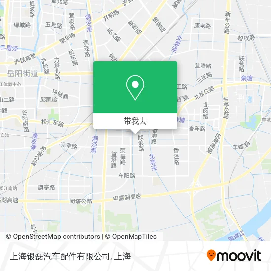 上海银磊汽车配件有限公司地图