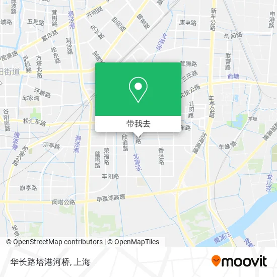 华长路塔港河桥地图