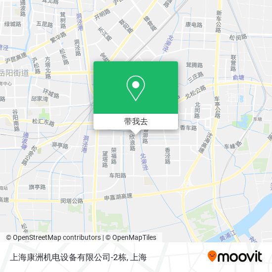 上海康洲机电设备有限公司-2栋地图