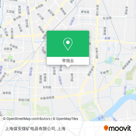 上海煤安煤矿电器有限公司地图