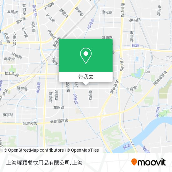 上海曜颖餐饮用品有限公司地图