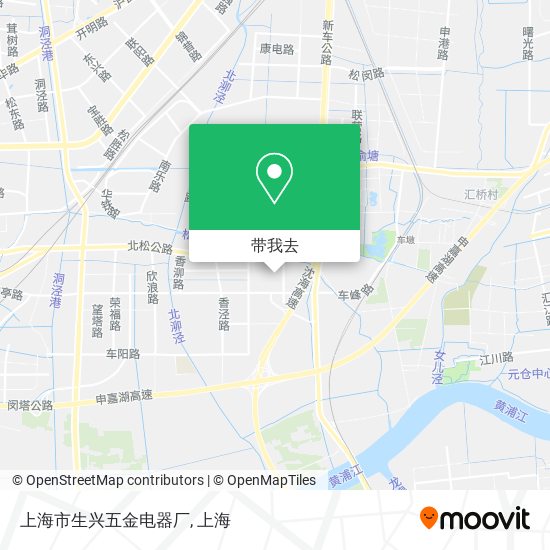 上海市生兴五金电器厂地图