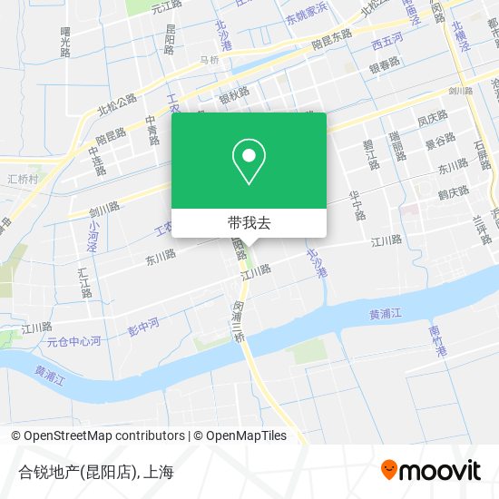 合锐地产(昆阳店)地图