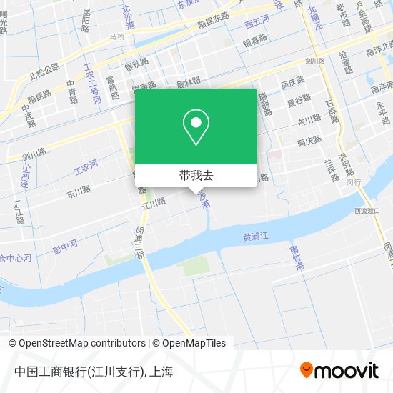 中国工商银行(江川支行)地图