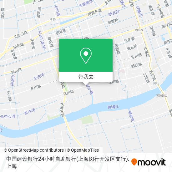 中国建设银行24小时自助银行(上海闵行开发区支行)地图