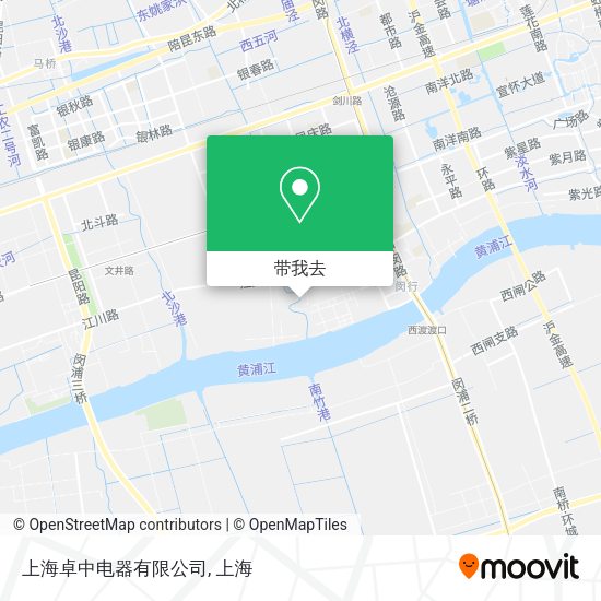 上海卓中电器有限公司地图