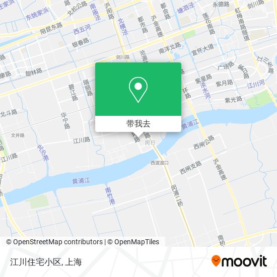江川住宅小区地图