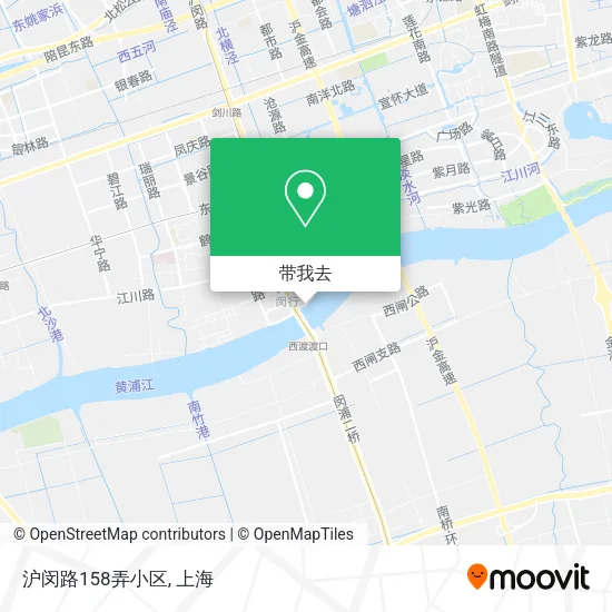 沪闵路158弄小区地图