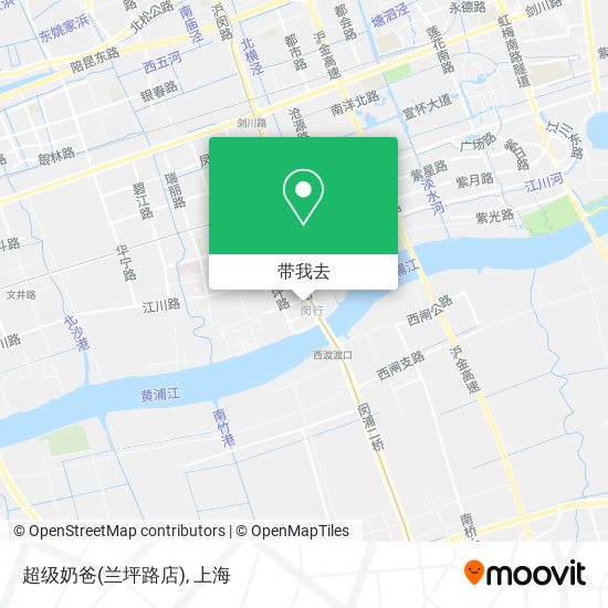 超级奶爸(兰坪路店)地图