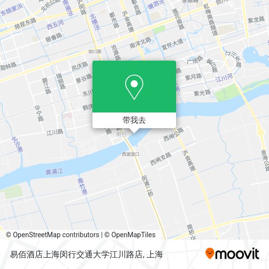 易佰酒店上海闵行交通大学江川路店地图