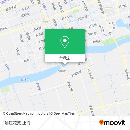浦江花苑地图