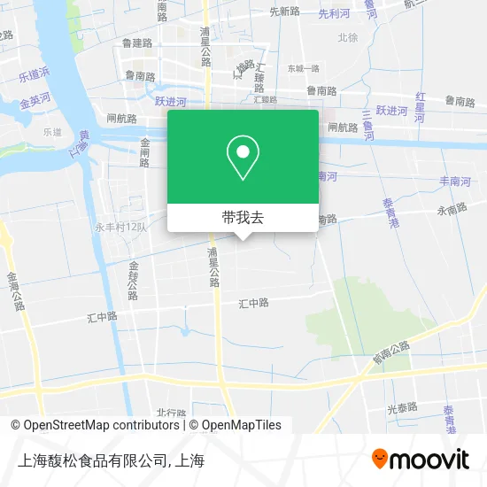 上海馥松食品有限公司地图