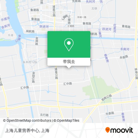 上海儿童营养中心地图