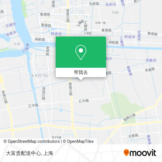 大富贵配送中心地图