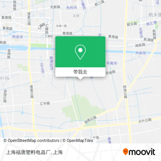 上海福唐塑料电器厂地图