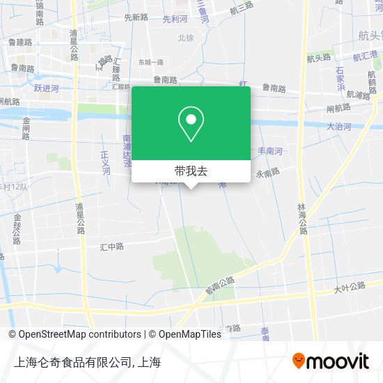 上海仑奇食品有限公司地图