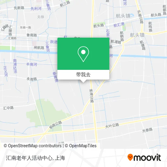 汇南老年人活动中心地图