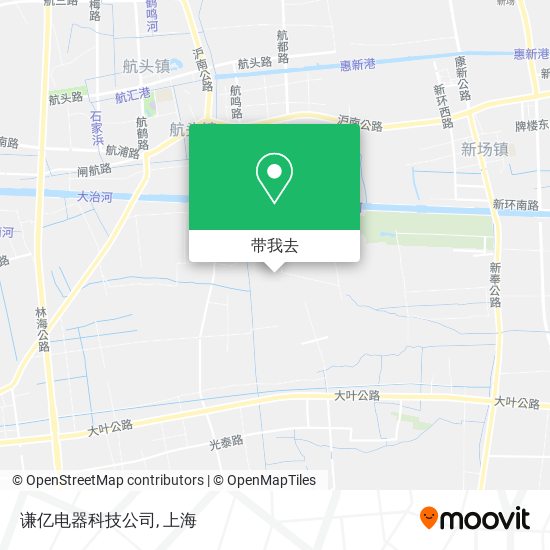 谦亿电器科技公司地图