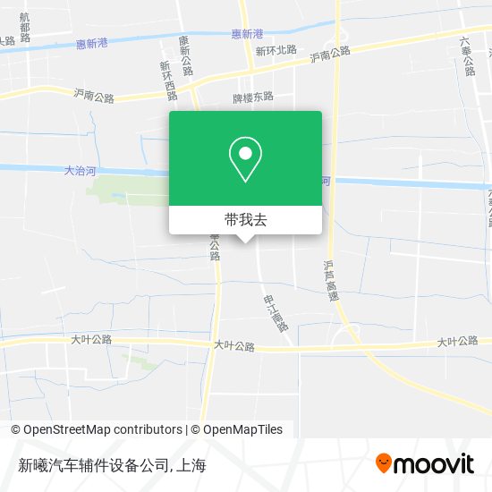 新曦汽车辅件设备公司地图