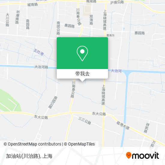 加油站(川治路)地图