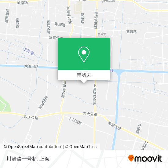 川治路一号桥地图