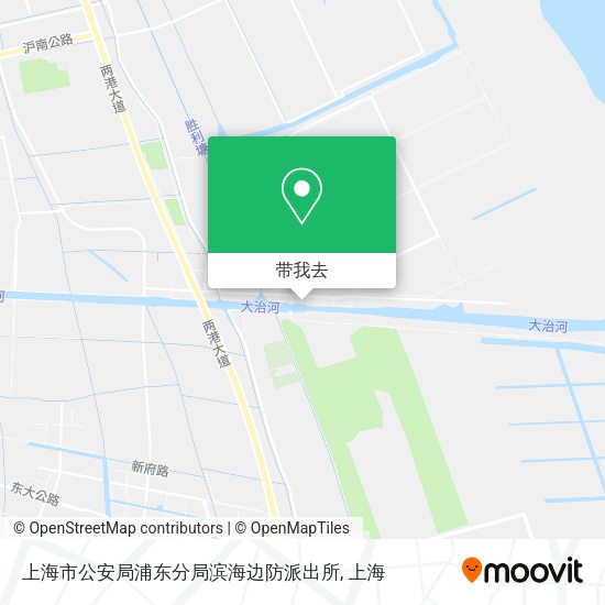 上海市公安局浦东分局滨海边防派出所地图