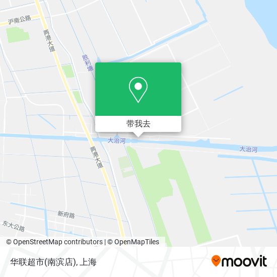 华联超市(南滨店)地图