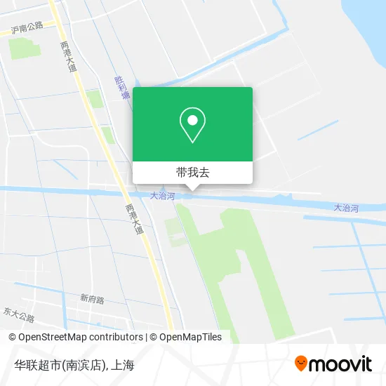 华联超市(南滨店)地图