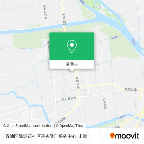 青浦区练塘镇社区事务受理服务中心地图