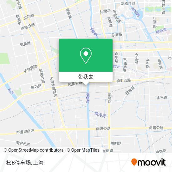 松B停车场地图
