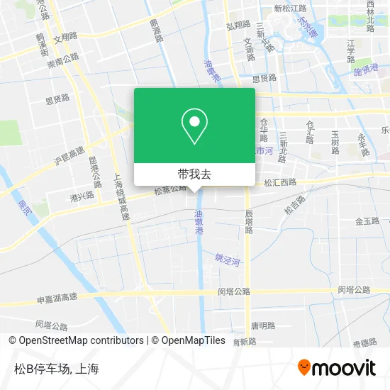 松B停车场地图