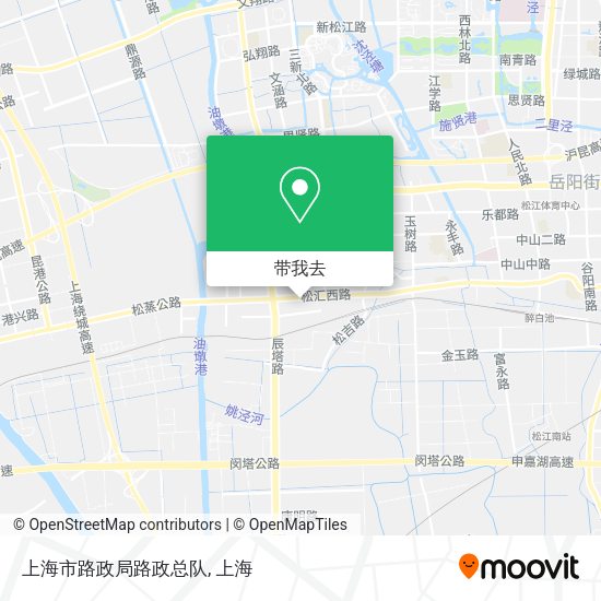 上海市路政局路政总队地图