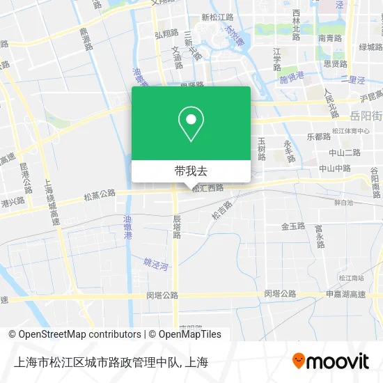 上海市松江区城市路政管理中队地图
