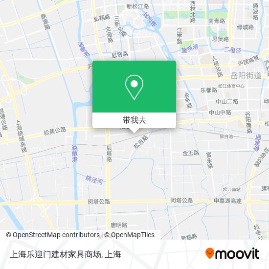上海乐迎门建材家具商场地图