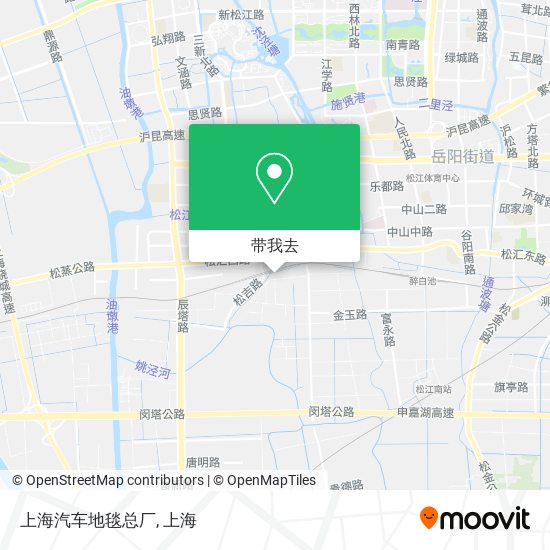 上海汽车地毯总厂地图