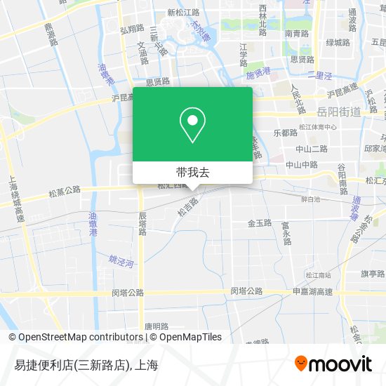 易捷便利店(三新路店)地图