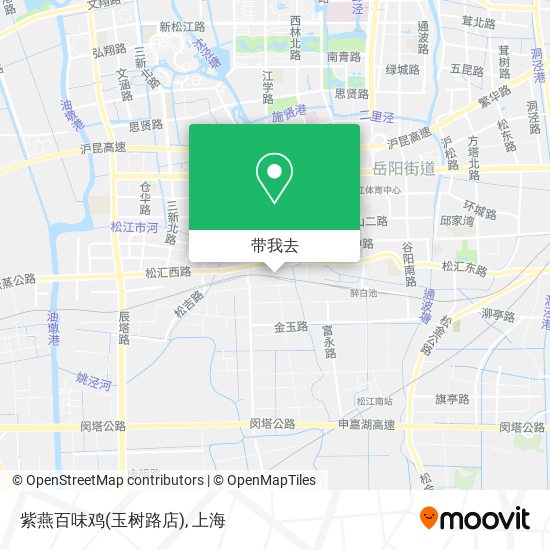 紫燕百味鸡(玉树路店)地图