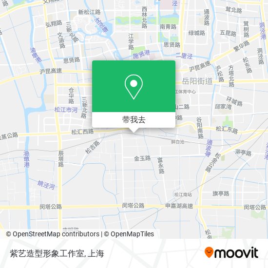 紫艺造型形象工作室地图