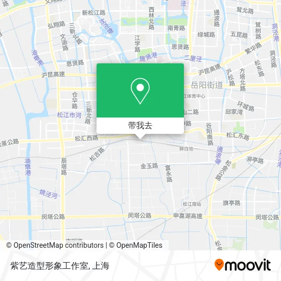 紫艺造型形象工作室地图