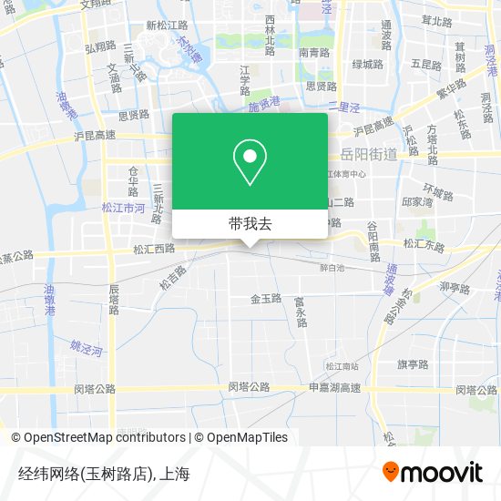 经纬网络(玉树路店)地图