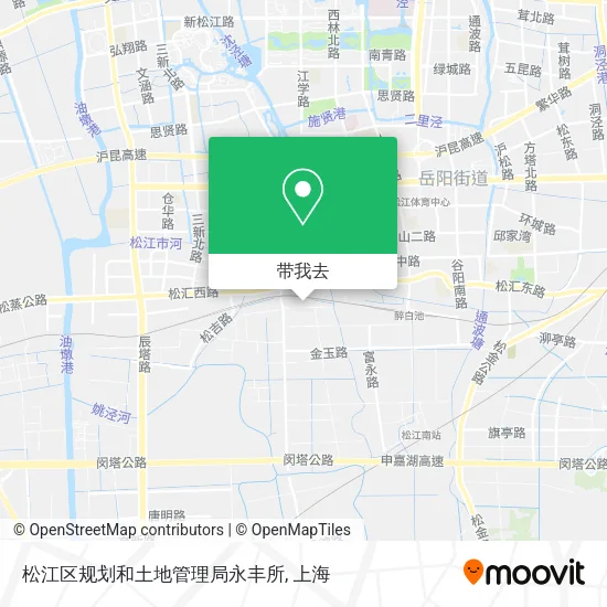 松江区规划和土地管理局永丰所地图