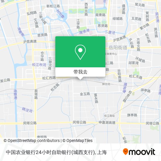 中国农业银行24小时自助银行(城西支行)地图