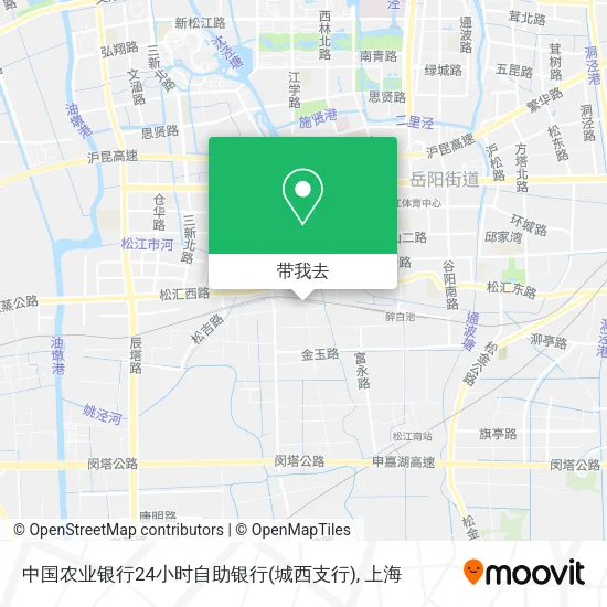 中国农业银行24小时自助银行(城西支行)地图
